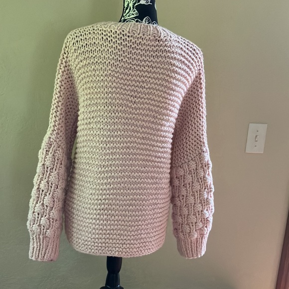 FOREVER 21 PINK CARDIGAN SWEATER - Picture 3 of 8